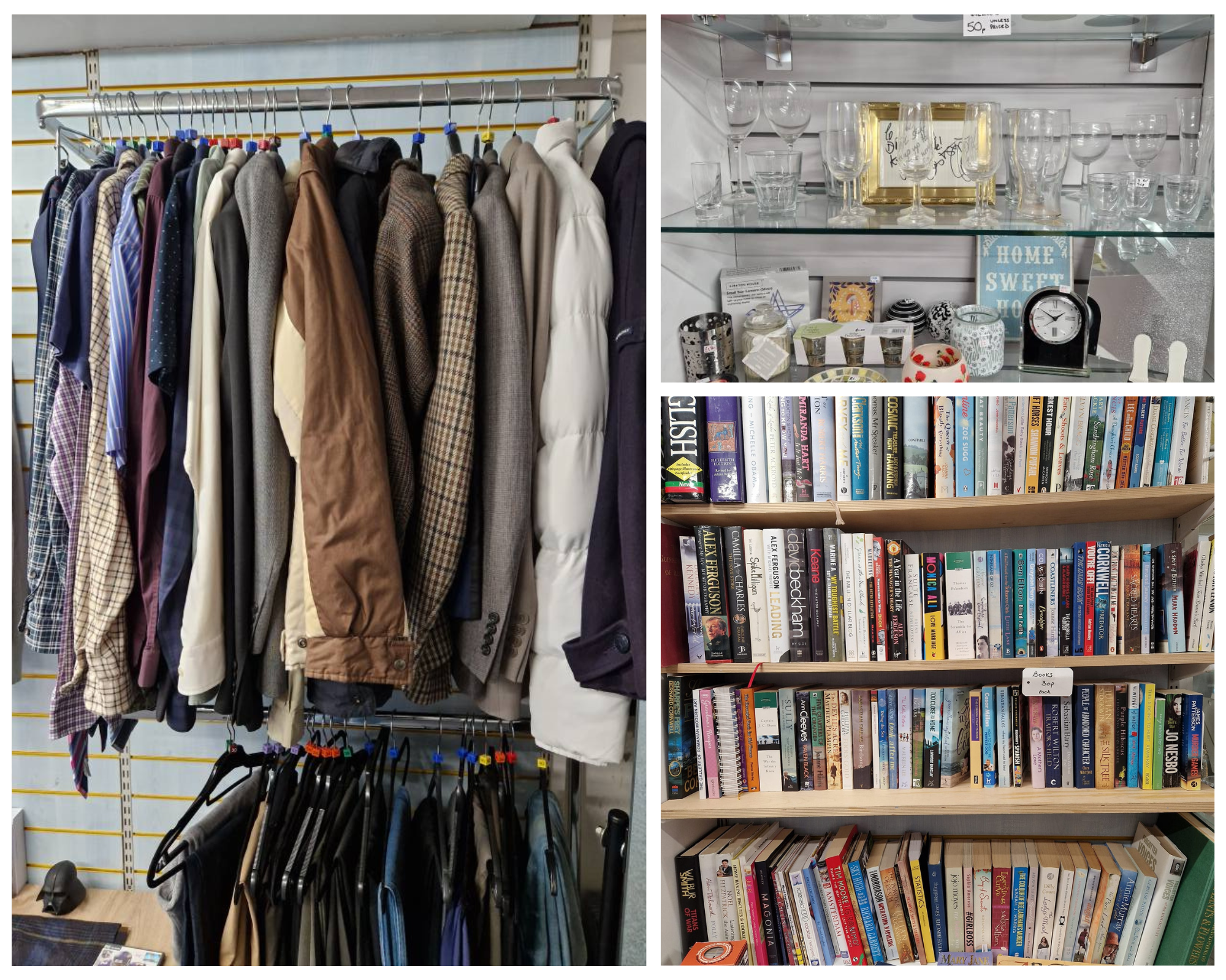 Clothes, books, toys and more!